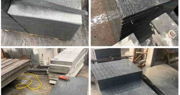 兰州 芝麻黑地铺石材