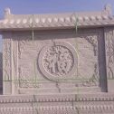 兰州 芝麻白花岗岩屏风，照壁，影壁