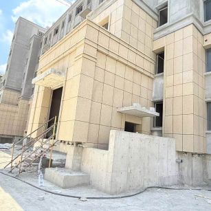 兰州 黄金麻干挂，工地实拍
