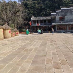 兰州仿古石铺装效果