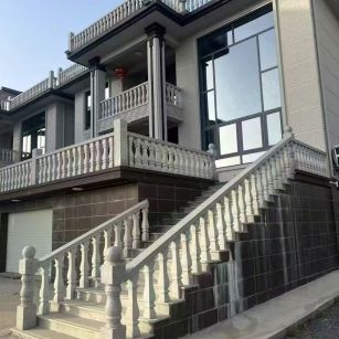 兰州 芝麻白别墅阳台栏杆，楼梯栏杆