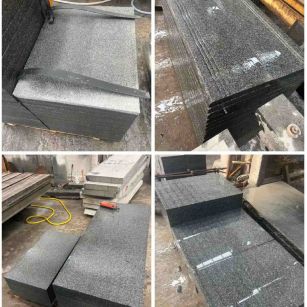 兰州 芝麻黑地铺石材
