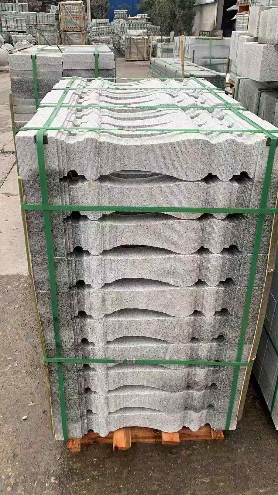 兰州 芝麻白方形拉丝面，栏杆花瓶柱