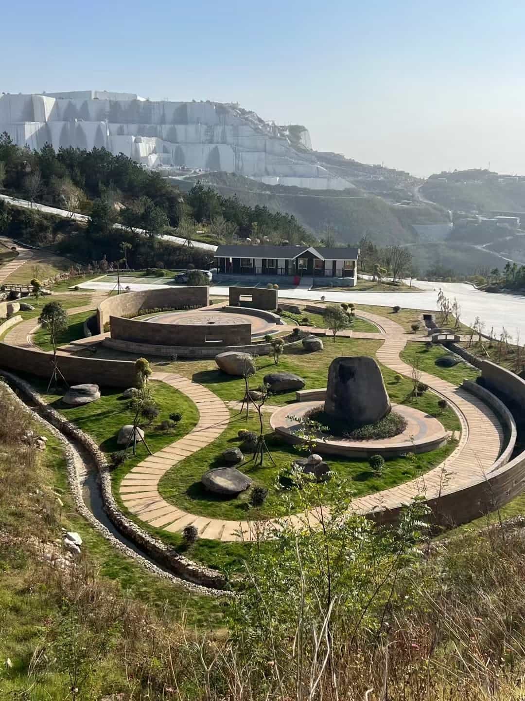兰州仿古石铺装整体效果
