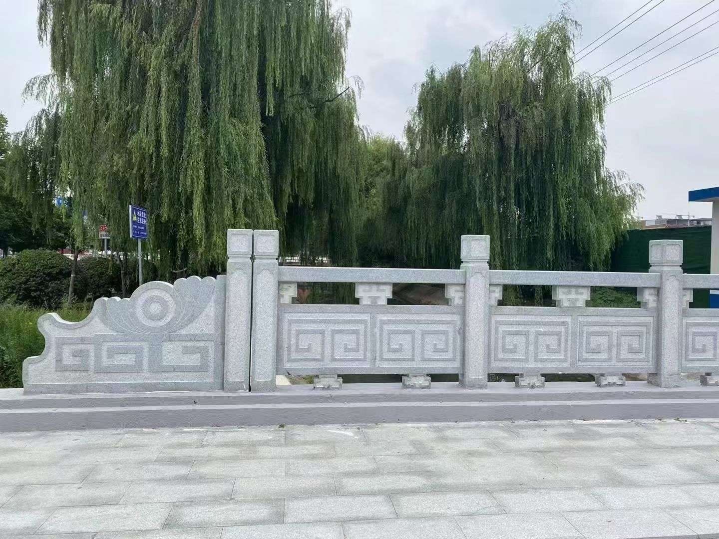 兰州 芝麻灰桥栏杆、河道栏杆安装效果