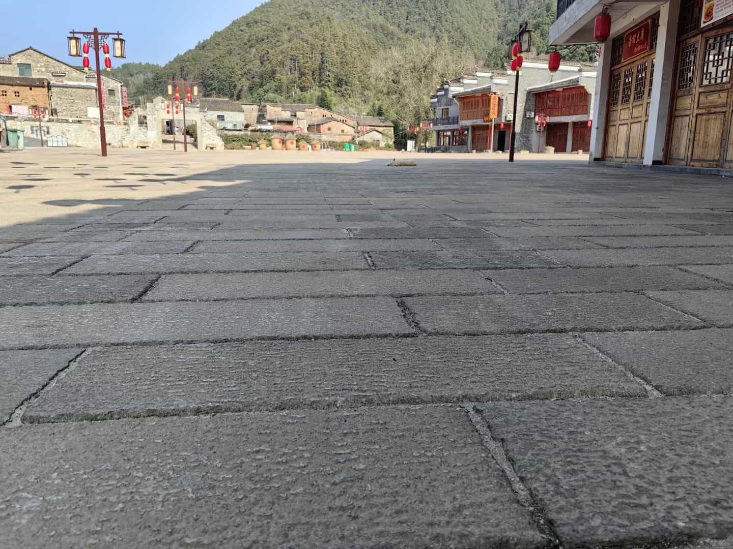 兰州仿古石铺装效果
