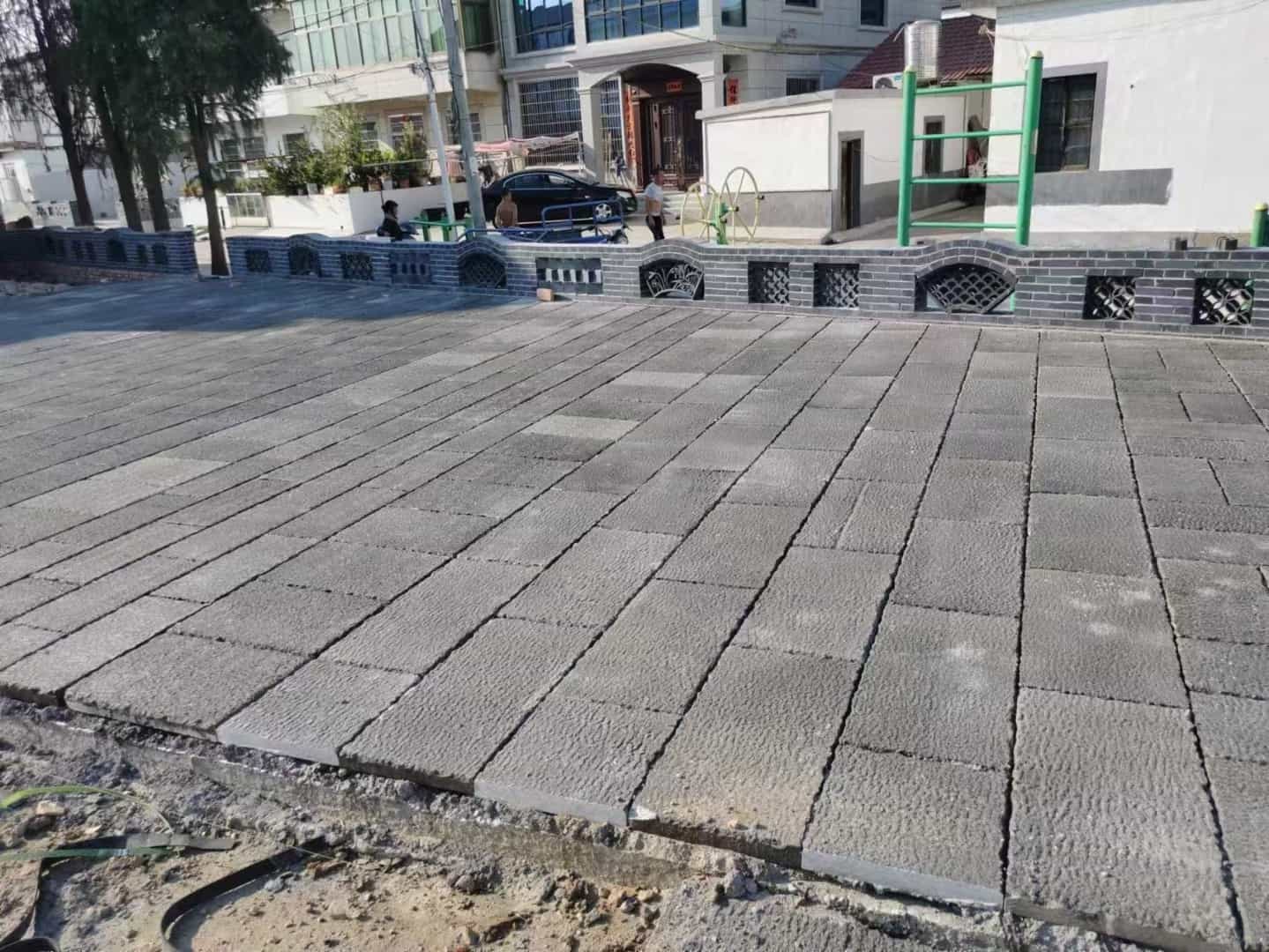 兰州仿古石铺装效果