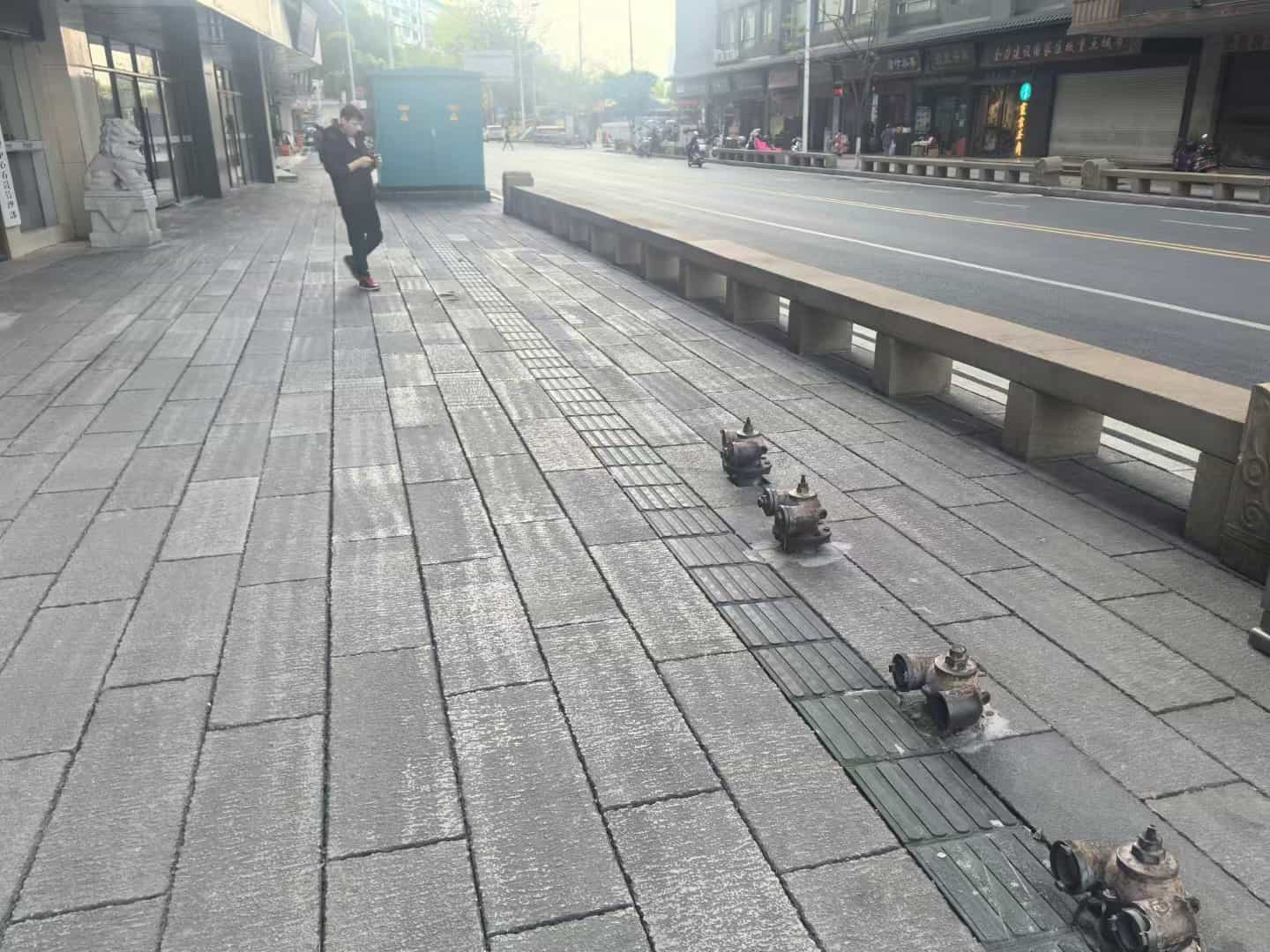兰州仿古石铺装效果