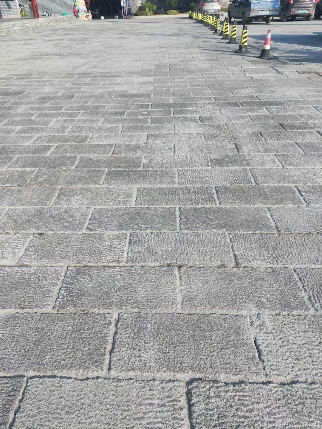 兰州仿古石铺装效果