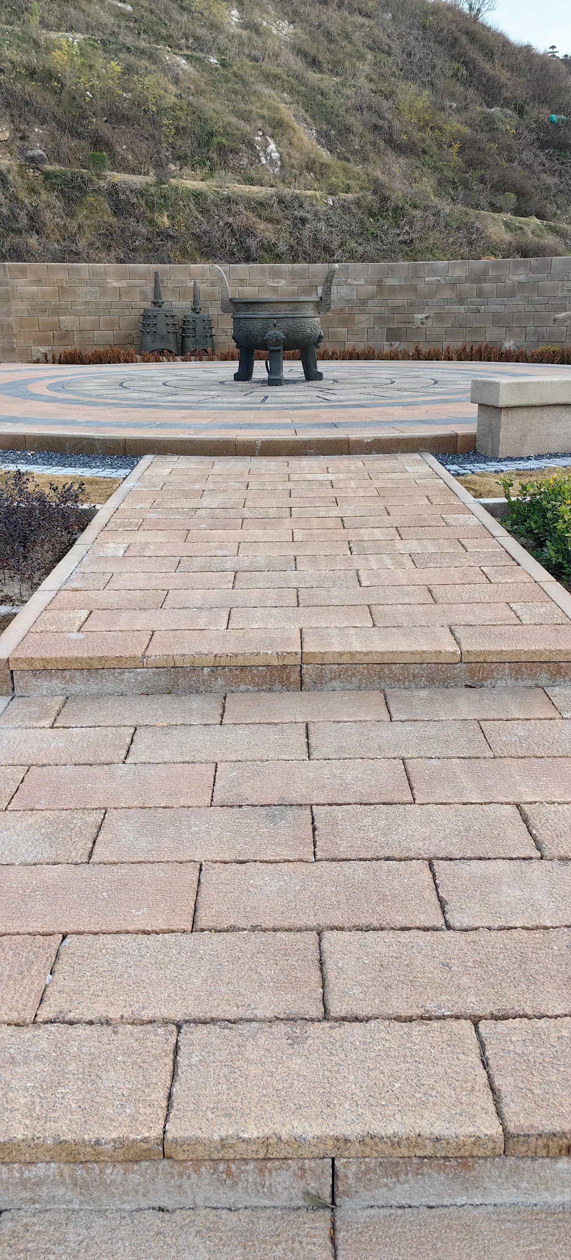 兰州仿古石铺装效果