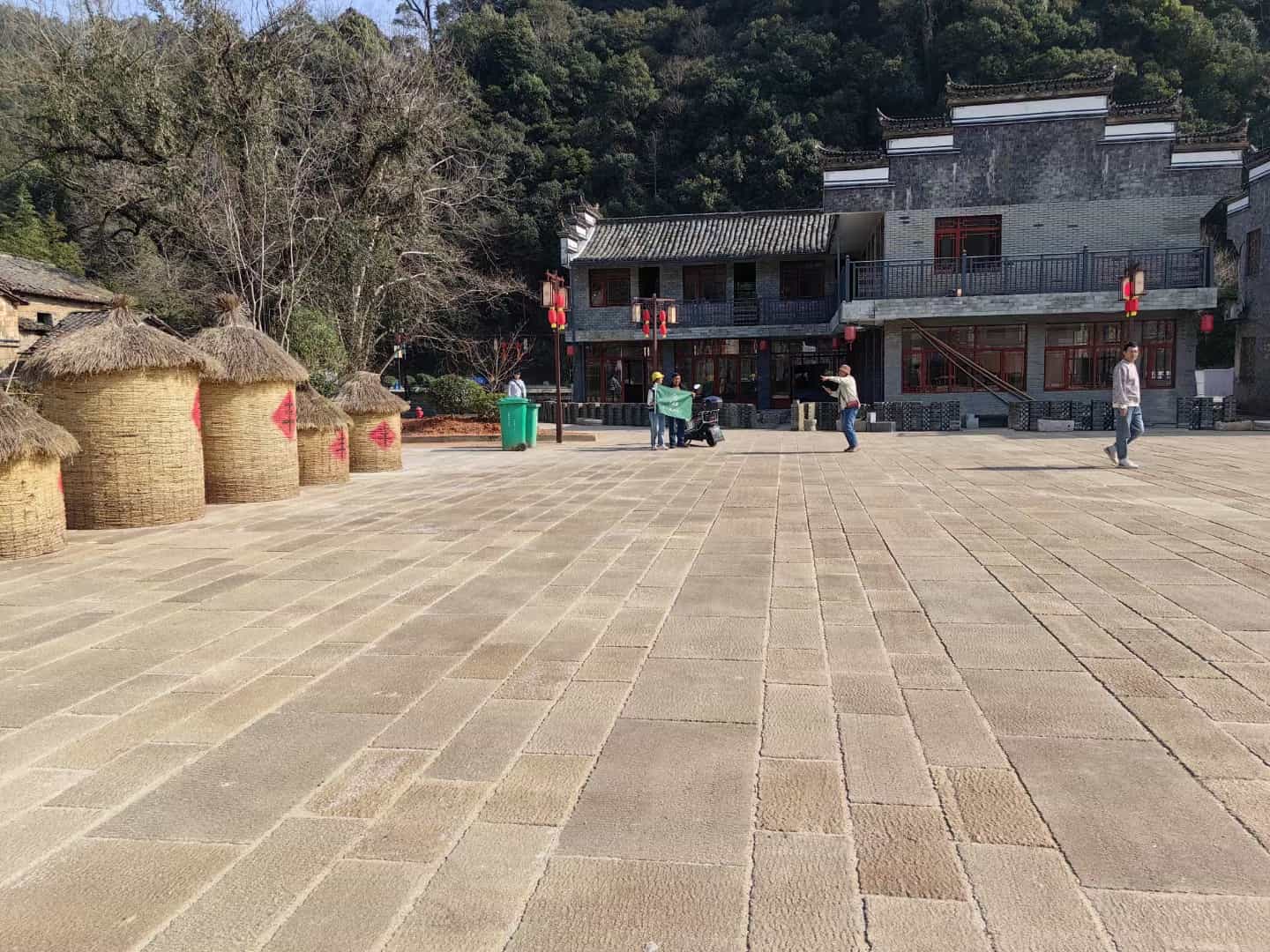 兰州仿古石铺装效果