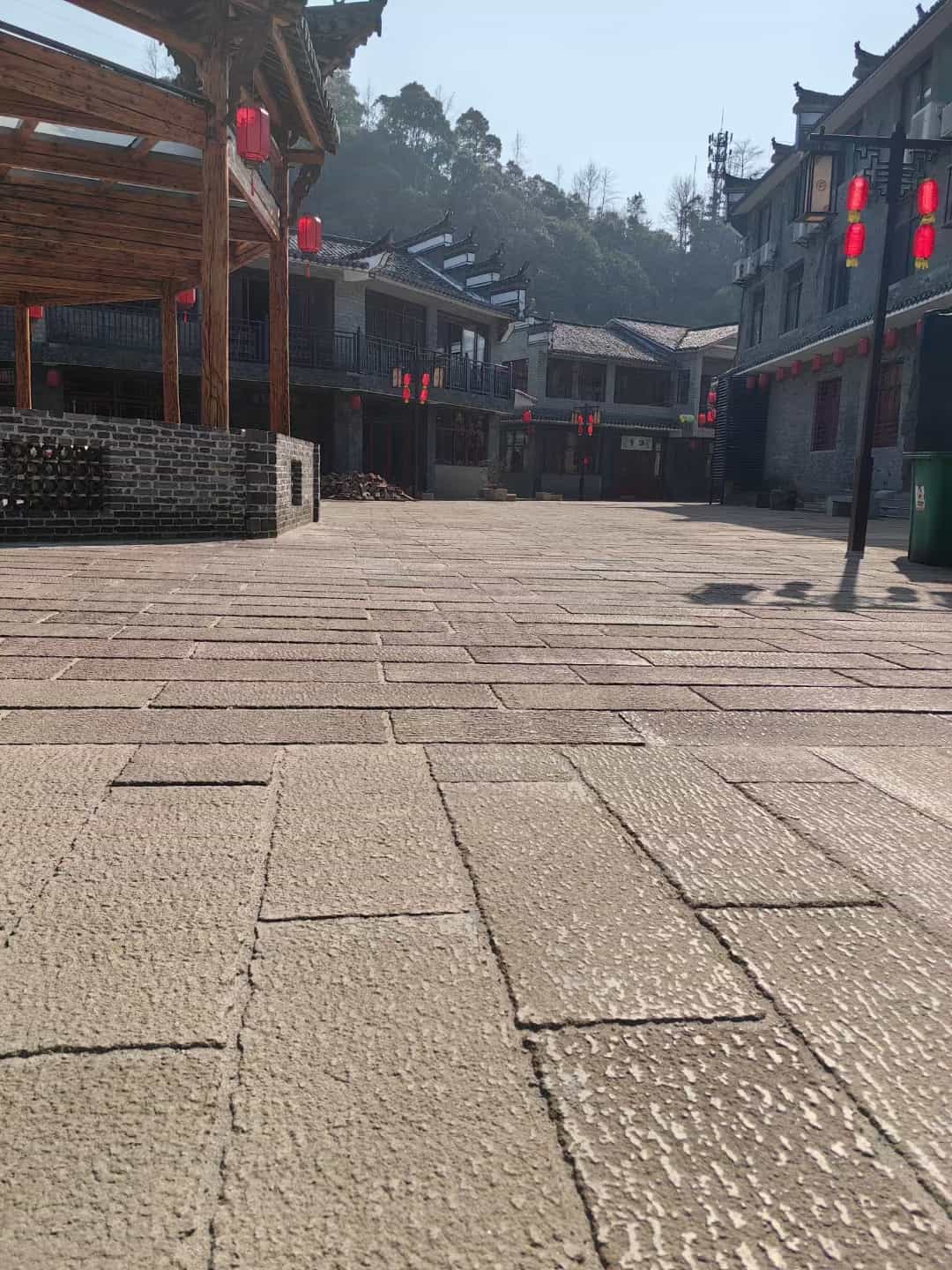兰州仿古石铺装效果