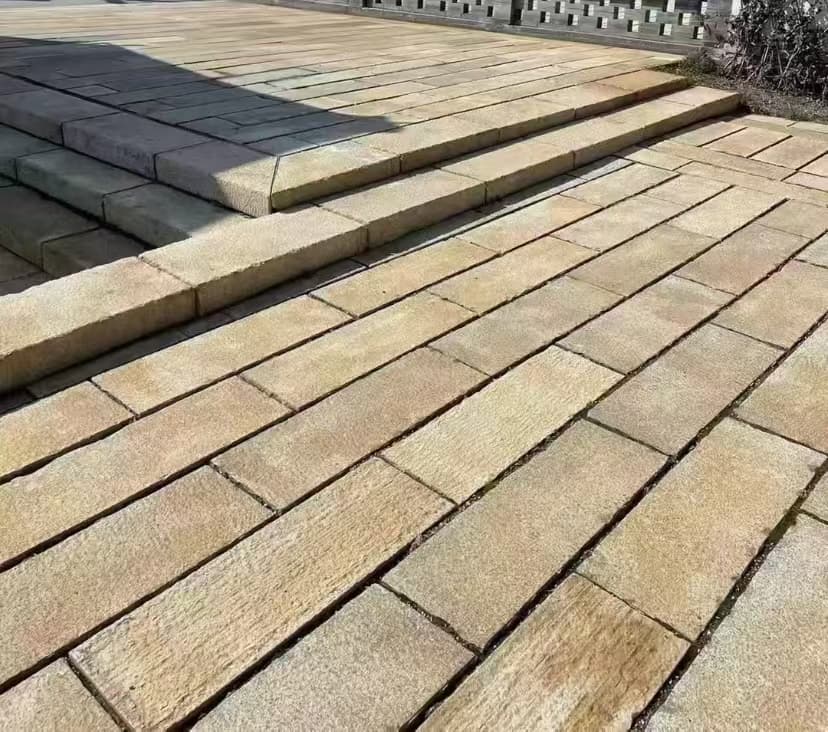 兰州仿古石铺装效果