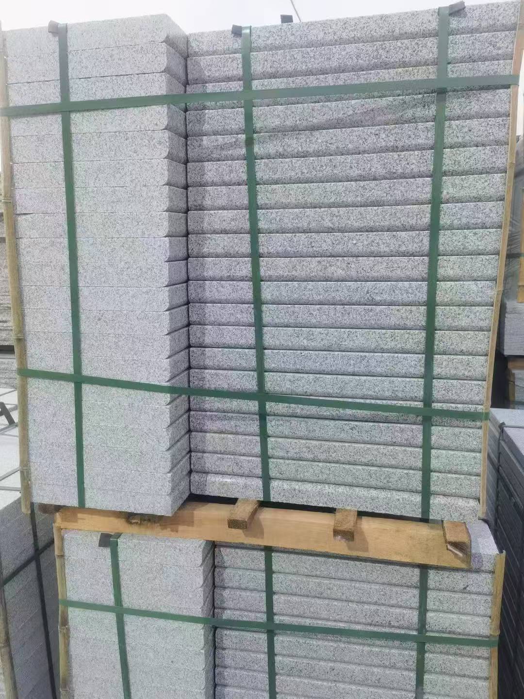 兰州 5公分芝麻白，倒斜角，室外楼梯踏步