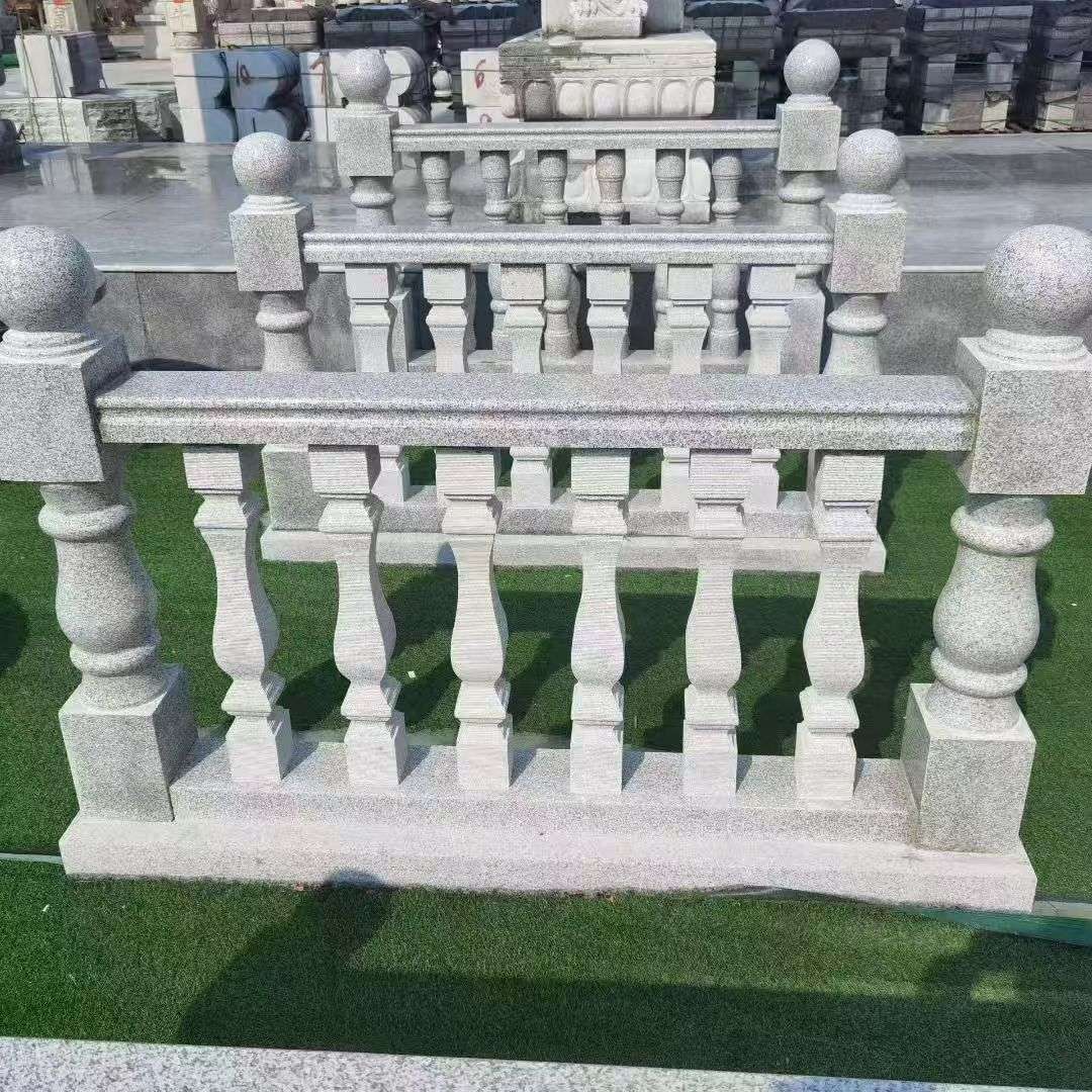 兰州 别墅石材栏杆特写