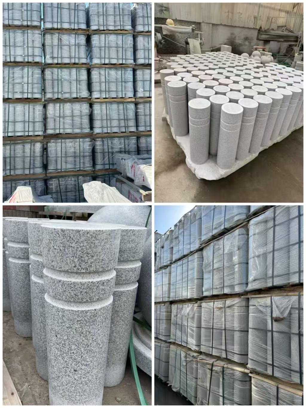 兰州 芝麻白花岗岩挡车柱、隔离柱多少钱