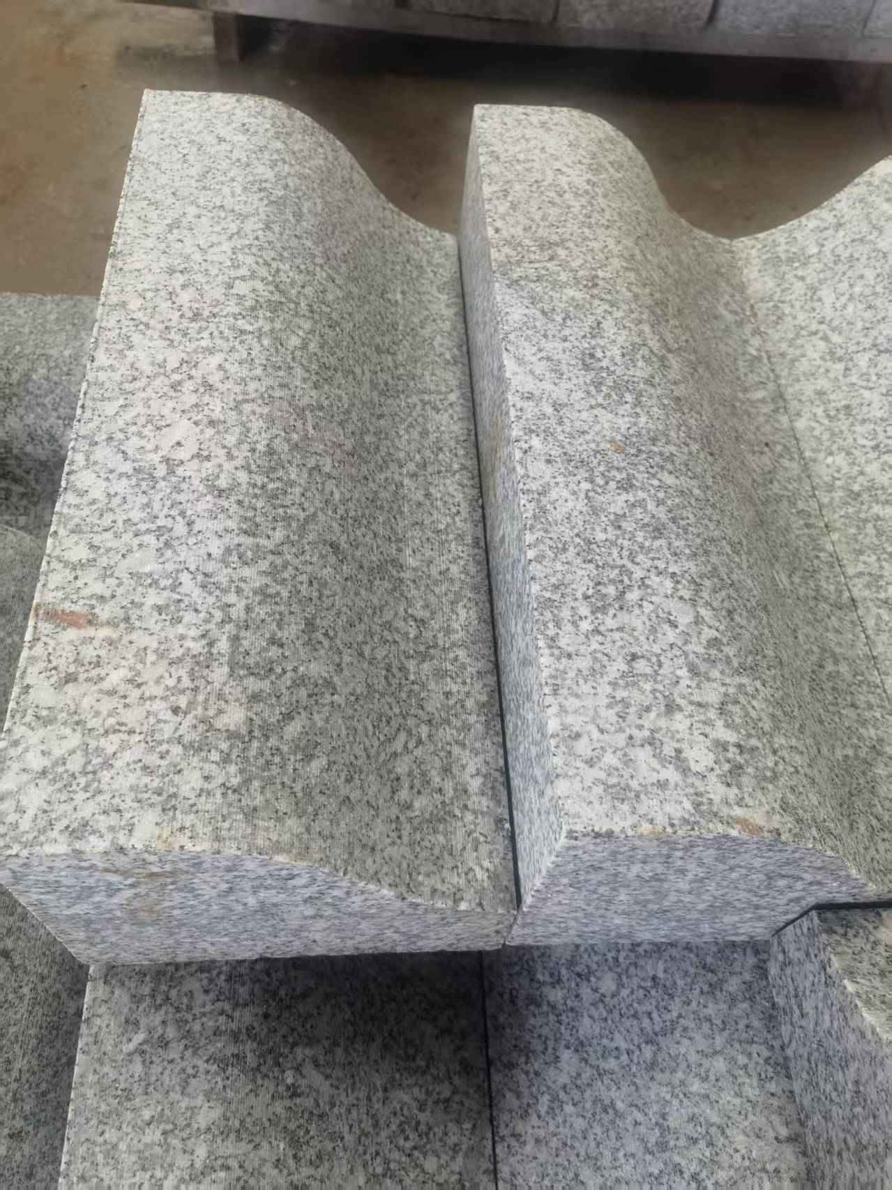 兰州芙蓉白S型拉丝面路沿石